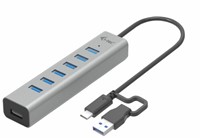 i-tec USB-C/USB-A Charging Metal HUB 7 Port