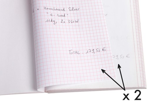 Kasboek Exacompta Manifold ontvangsten dupli 50vel NL-1