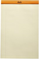 Schrijfblok Rhodia A4 lijn 80 vel 80gr geel-1