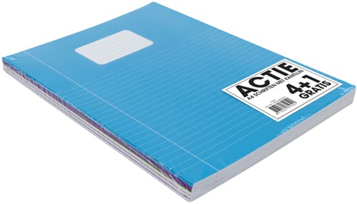 Schrift SOHO Trend A4 lijn 80 pagina's 60gr pak à 5 stuks-2