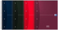 Collegeblok Oxford Office Essentials Europeanbook A4+ 4-gaats 120 vel assorti