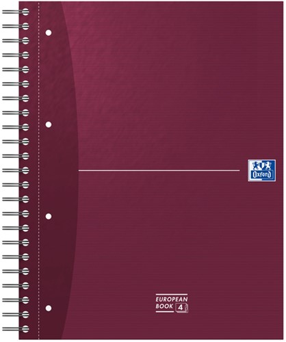 Collegeblok Oxford Office Essentials Europeanbook A4+ 4-gaats 120 pagina's assorti-2