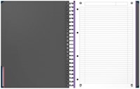 Collegeblok Oxford Office Essentials Europeanbook A4+ 4-gaats 120 vel assorti-4