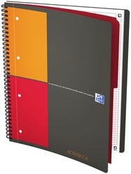 Spiraalblok Oxford International Activebook A4+ 160 pagina's ruit 5mm