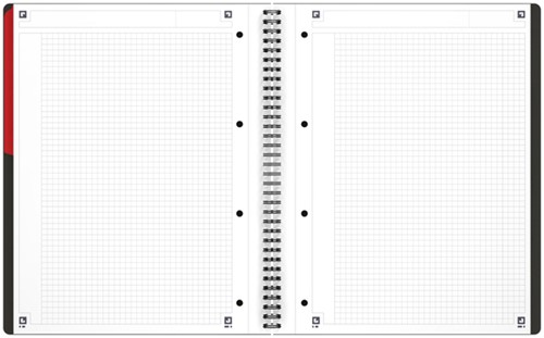 Spiraalblok Oxford International Activebook A4+ 160 pagina's ruit 5mm-3