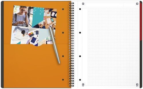 Spiraalblok Oxford International Activebook A4+ ruit 5mm-1