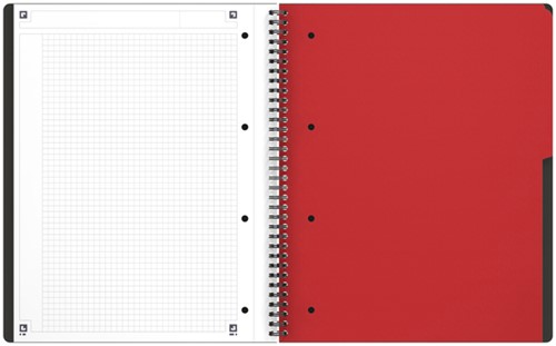 Spiraalblok Oxford International Activebook A4+ 160 pagina's ruit 5mm-2
