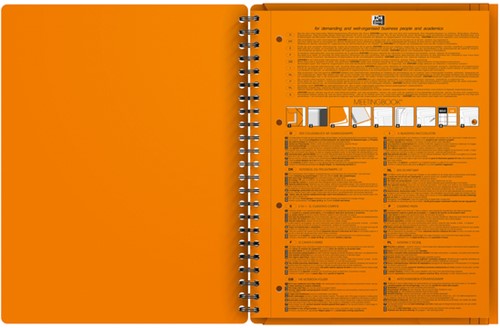 Spiraalblok Oxford International Meetingbook A4+ 160 pagina's lijn-2