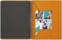 Spiraalblok Oxford International Organiserbook A4+ 160 pagina's lijn-5