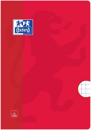 Schrift Oxford School A4 ruit 10x10mm 72 pagina's 80gr assorti-2