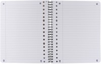 Collegeblok Oxford School A5+ lijn 17-gaats 160 pagina's 80gr assorti-3