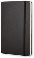 Notitieboek Moleskine large 130x210mm blanco hard cover zwart-2