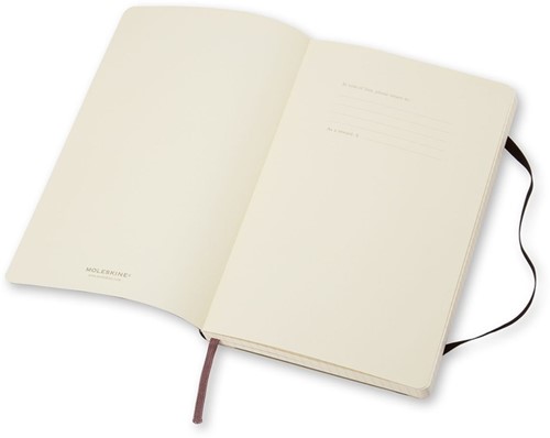 Notitieboek Moleskine XL 190x250mm lijn soft cover zwart-2