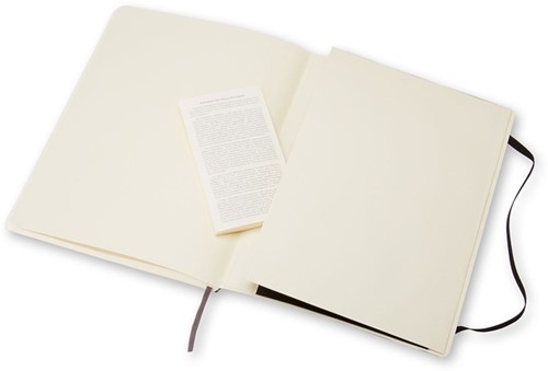 Notitieboek Moleskine XL 190x250mm blanco soft cover zwart-3