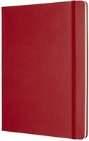 Notitieboek Moleskine XL 190x250mm lijn hard cover scarlet red-2