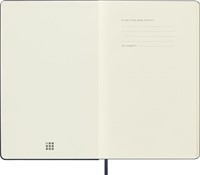 Notitieboek Moleskine large 130x210mm blanco hard cover sapphire blue-2