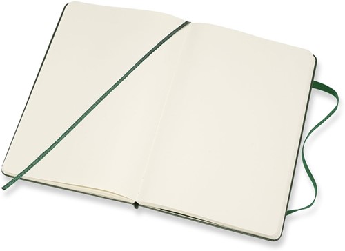 Notitieboek Moleskine large 130x210mm blanco hard cover myrtle green-3