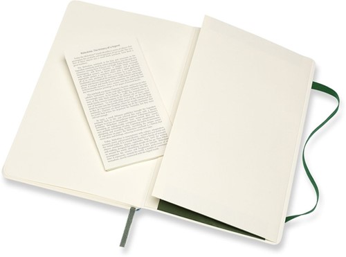 Notitieboek Moleskine large 130x210mm blanco soft cover myrtle green-1