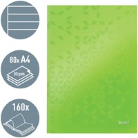 Notitieboek Leitz WOW A4 160blz 90gr lijn groen-5