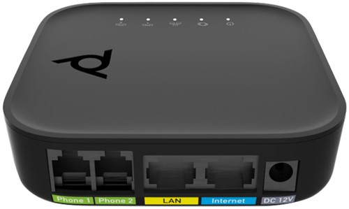 HP Poly ATA 402 2FXS Voice Port VoIP-adapter met Open SIP en voeding-2