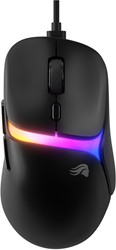 Glorious Gaming - bekabelde gamingmuis Model D3 - Ultralicht 57 g, optische knoppen met klikrate van 130M, 30K DPI BAMF 3.0-sensor, 750 IPS-tracking, 50G-versnelling, ondersteunt elk griptype - Zwart