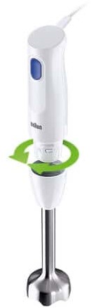 Braun MultiQuick 1 MQ10.001M 0,6 l Staafmixer 450 W Blauw, Wit-3