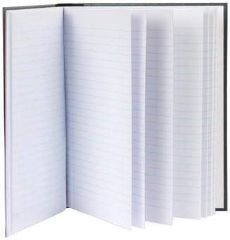 Notitieboek Djois Atlanta Excellent genaaid 210x165mm 96blz lijn grijs gewolkt-2