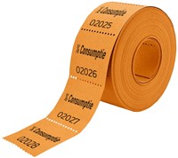 Consumptiebon Combicraft 1/2  500 stuks oranje