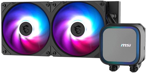 MSI MAG Coreliquid A13 240 Moederbord, Processor Alles-in-één vloeistofkoeler 12 cm Zwart 1 stuk(s)