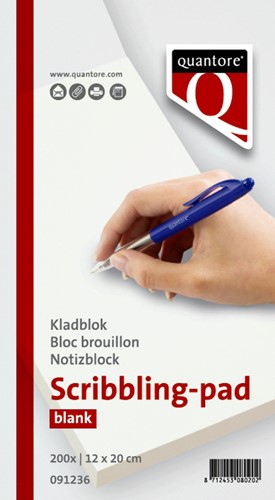 Kladblok Quantore 12x20cm 200vel-1