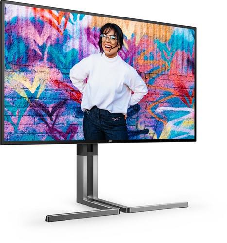 AOC U27U3CV computer monitor 68,6 cm (27") 3840 x 2160 Pixels 4K Ultra HD LCD Zwart-3