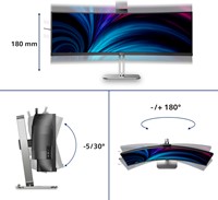 Philips 49B2U6903CH/00 computer monitor 124,5 cm (49") 5120 x 1440 Pixels Dual QHD LCD Grijs-3