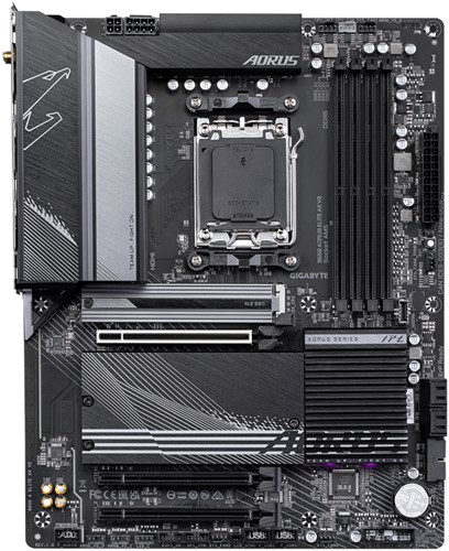GIGABYTE B650 AORUS ELITE AX V2 moederbord AMD B650 Socket AM5 ATX-3