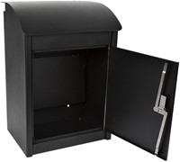 Pakketbrievenbus Malmo 360x260x505mm zwart-1