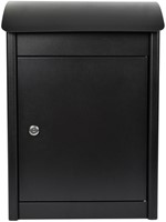 Pakketbrievenbus Malmo 360x260x505mm zwart