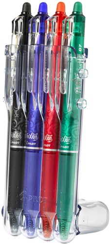 Rollerpen PILOT friXion clicker medium basis assorti Set2Go à  4 stuks-2