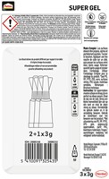 Secondelijm Pattex super gel 3 gram blister 2+1 gratis-3