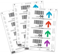 Papier inserts Durable bedrukbaar 150x67mm p/80-2