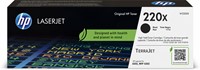 HP 220X originele LaserJet-tonercartridge, zwart