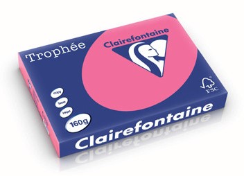 Kopieerpapier Trophee 1048 A3 160gr fuchsia 250vel
