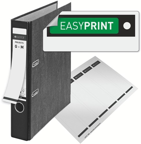 Ordner Leitz 1050 180° 50mm Recycle karton A4 zwart-7