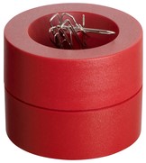 Papercliphouder MAUL Pro magnetisch Ø73x60mm rood