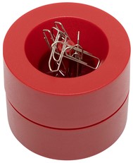 Papercliphouder MAUL Pro magnetisch Ø73x60mm rood-2