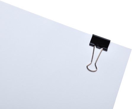 Papierklem MAUL foldback 215 19mm zwart 12 stuks-3