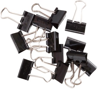 Papierklem MAUL foldback 215 19mm zwart 12 stuks-6