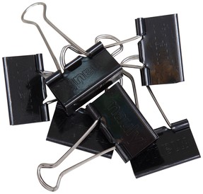 Papierklem MAUL foldback 215 19mm zwart 6 stuks-4