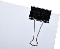 Papierklem MAUL foldback 215 zwart 6 stuks-3