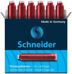 Inktpatroon Schneider din rood doos à 6 stuks