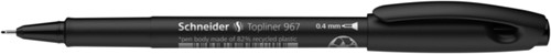 Fineliner Schneider Topliner 967 0.4mm zwart