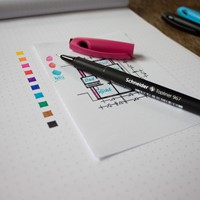 Fineliner Schneider Topliner 967 0.4mm rood-4